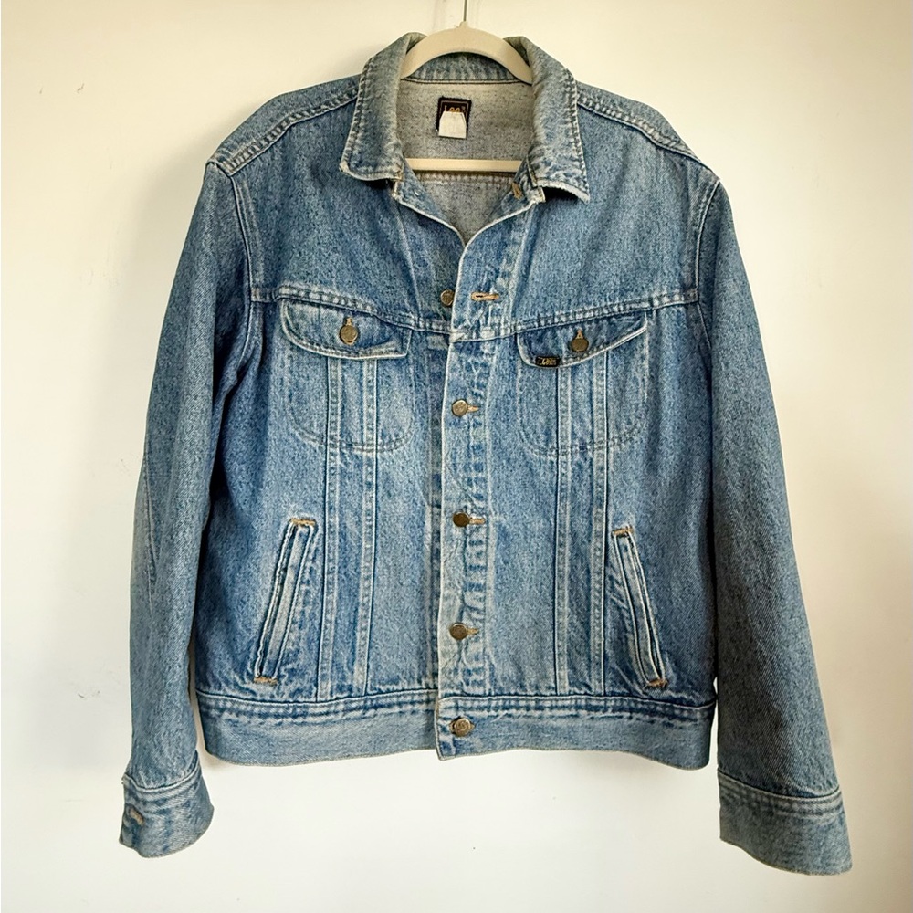 Vintage Lee Riders Trucker Denim Jacket, Mens Large, PATD- 153438